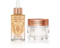 Charlotte Tilbury - Charlotte's Spa-Like Radiance - Magic Cream 50 ml + Collagen Superfusion Facial Oil 30 ml - Skincare set