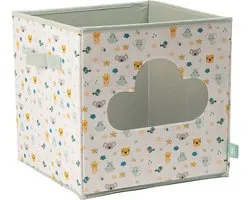 Eurekakids Storage Box - Wolken - Speelgoed Opbergdoos voor Kinderen - 31 x 31 cm