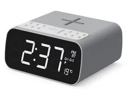 Majority Darwin Digitale Radio Wekker - Bluetooth - 12W - FM-radio - Draadloos - Snelladen - Zwart