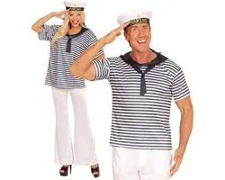 Ensemble de Déguisement Marin (T-Shirt et Chapeau) - Taille XXL