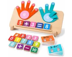 BOTC Match Spel - Leren rekenen - Educatief spel - Houten - Vanaf 3 jaar