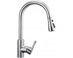 Coree Keukenkraan met Uittrekbare Uitloop - Handdouche - Mengkraan -3 Waterafvoermodi - 360° Draaibaar - RVS - KF11