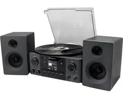 Soundmaster MCD1950SW - Stereo muziekcenter met DAB+, CD, platenspeler, USB, bluetooth en encoding