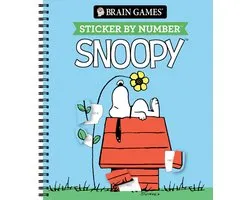Brain Games - Sticker by Number- Brain Games - Sticker by Number: Snoopy