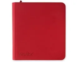 Vault X 12-Pocket Exo-Tec® Zip Binder - Verzamelmap - 480 Kaarten/Rood