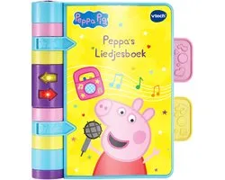 VTech Peppa Pig - Peppa's Liedjesboek - Interactief Speelgoed - 50+ Melodietjes, Liedjes, Geluiden en Zinnetjes - Speelgoed vanaf 6 maanden