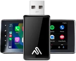 AutoSky Draadloze Carplay Dongle - Geschikt voor draadloze Apple CarPlay & Android Auto - USB-A - Voor Auto's vanaf 2016 - Bedrade Carplay draadloos maken