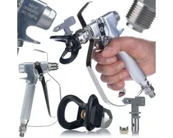 Rosfix Spuitpistool J-31 - Professioneel met Spuitmond 517 - 3000psi, 1/4" Aansluiting voor Airless