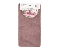 Tiseco Home Studio - Microvezeldweil ESSENTIALS - SET/6 - 85% PE, 15% PA - microvezel - ultra-absorberend - sneldrogend - duurzaam materiaal - 50x70 cm - Mauve
