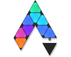 Nanoleaf Shapes Mini Triangles Uitbreidingspakket - 10 Panelen - Zwart
