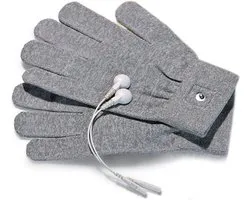 Mystim Magic Gloves - Vibrerende Handschoenen - Grijs