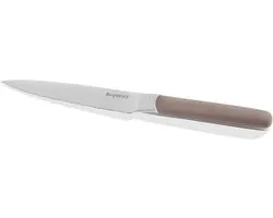 BergHOFF Home Elements Kartelmes 11,5 cm – Broodmes, Tomatenmes & Citrusmes voor Brood, Fruit & Groenten – Vlijmscherp RVS, Ergonomisch Handvat & Vaatwasbestendig Mes – Aubergine