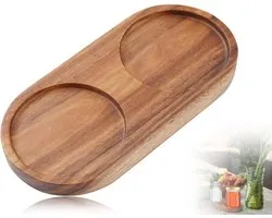 Salt & Pepper Mill - Coaster - Mill Coaster - Wooden Tray - Candle Holder - Mill Holder - Spice Bottle Holder (Inner Diameter 5.8cm)