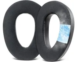 Kit de remplacement de coussinets d'oreilles, adapté pour Sennheiser PXC480, PXC550, PXC 550-II, MB660 UC, MB 660 MC, EPOS Adapt 660, avec mousse à mémoire de forme antibruit - noir, lot de 1 paire