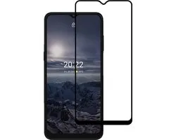 Smartphonica Screenprotector Geschikt voor Nokia G21 - Full Cover Tempered Glass - Gehard glas Geschikt voor Nokia G21 geschikt voor Nokia G21