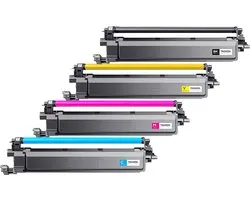 Toners adaptés à Brother TN-248 | Multipack de 4 pièces Convient pour Brother L3515CDW - L3520CDW - L3527CDW - L3555CDW - L3560CDW - L3215CW - L3220CW - L3240CDW - L8230CDW - L8240CDW - L3740CDW - L3760CDW - L8340CDW