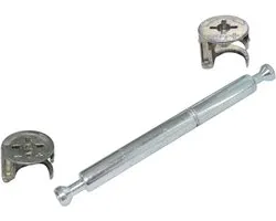 Aerzetix Rastex Dubbele Paneel Verbindingen 18mm 86mm 10 Sets