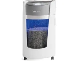 Leitz IQ OptiMax Office 550 Papierversnipperaar P5 - Micro snippers - 35L - Tot 10 Vel - Wit
