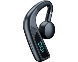 Bluetooth-headset met microfoon voor één oor, Air Bone Conduction-koptelefoon, oordopje met oorhaken, open oortelefoon, draadloze Bluetooth-oortelefoon met beengeleiding, oordopje voor training en hardlopen