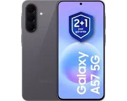 Samsung Galaxy A57 5G - 128GB - Awesome Gray + 1 année de garantie supplémentaire