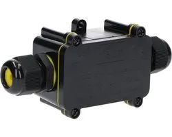 v-tac I-Connection - Waterdichte kabeldoos - Lasdoos met wartel - IP68 - Zwart