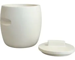 XLBoom Bubble Ice Bucket Cream – Design compact seau à glaçons (Ø 15 cm) – Disponible en Soft Pink | Crème | Grite – Glacière moderne pour table ou bar