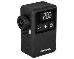 Topeak E-booster Mini 6 Bar/120 Psi Mini Pomp Zwart 120 Psi