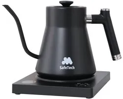 SafeTech - Waterkoker met temperatuurregeling - Gooseneck - Warmhoud functie - 1L