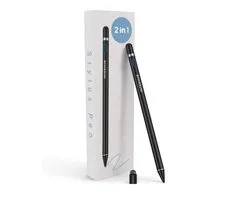 2-in-1 Active Stylus Pen – Touchscreen Pen – Stylus Pen Tablet – Pencil – Geschikt voor Tablet, Smartphone en iPad - Zwart - Interhub®