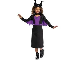 DISNEY - VILLAINS, Maleficent Classic , Maat S (5 - 6 jaar), Meisjes
