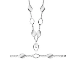 Orphelia SET-020 - Ensemble de bijoux: Collier + Bracelet - Argent Sterling 925-19/43 CM