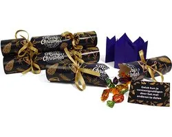 Cracker de Noël bleu - 24 pièces