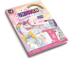 Livre de coloriage et d'activités Grafix - Unicorn - A4 - 64 pages - Coloriage - Filles - Livre de coloriage - Enfants - Cadeau - Activités - Boek