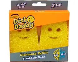 Scrub Daddy Dish Daddy Afwasborstel Navulling - 2 stuks