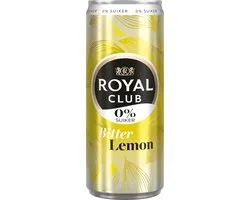Royal Club Bitter Lemon 0% Blik - 12x 25 cl