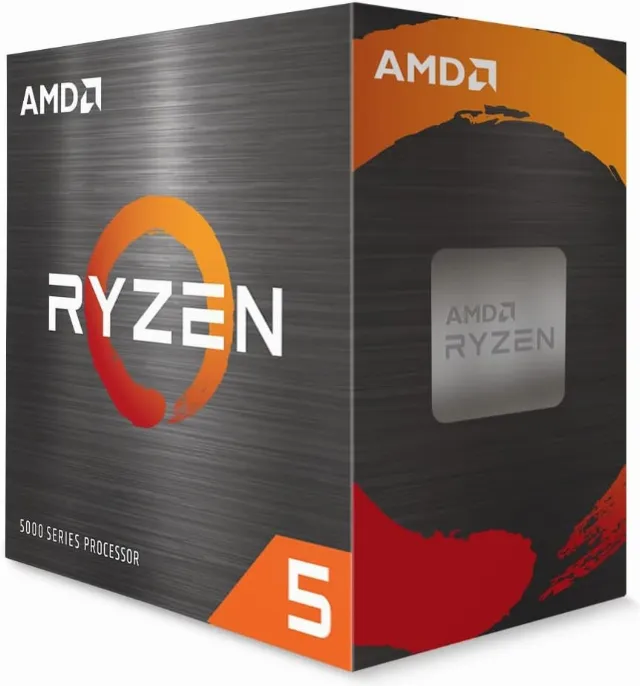 AMD Ryzen 5 5500 Processeur (6 Coeurs/12 Threads, 65W TDP, Socket AM4, Cache