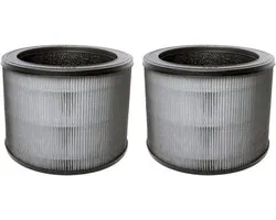 SnelShoppen - All-In-One Luchtfilter Set (2 Stuks) Geschikt voor Winix Zero Compact, A330, A332, O | 20x15cm - HEPA, Actief Koolstof, Pre-filter - Eff