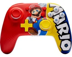 PowerA Nano Verbeterde Draadloze Controller voor Nintendo Switch - Mario Victory