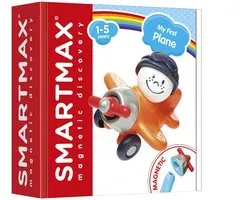 SmartMax My First Plane - Magnetisch Vliegtuig Bouwen - Bouwset met Draaiende Propeller - Educatief Speelgoed voor Peuters - Vanaf 1 Jaar