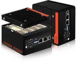 Mini PC NAS - Microcomputer Firewall Apparaat - Netwerkopslag Bouwen - 4x M.2 NVME Sleuven