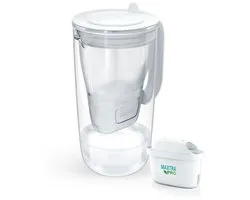 BRITA Glass MX Pro Pure - Waterfilterkan - 2.5L - Inclusief 1 MAXTRA PRO Filter - Glas - Grijs
