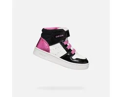 GEOX ECLYPER PEUTER Sneakers - WIT/ZWART - Maat 24