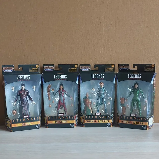 Hasbro Marvel Legends Eternals lot 4 figurines Build-A-Figure Gilgamesh