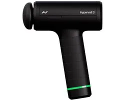 Hyperice Hypervolt 3 Massageapparaat Zwart – Draadloos Percussie Massagepistool – 5 Snelheden – Heated Head – 5 Opzetstukken – Bluetooth App