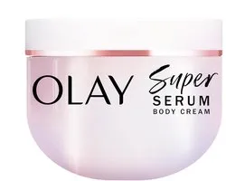 Crème corporelle Olay Super Serum pour peaux sèches | Sérum Complexe +5 Ingrédients pour une peau éclatante et anti-âge, 295 g