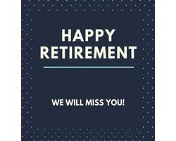 Happy Retirement Guest Book (Hardcover)