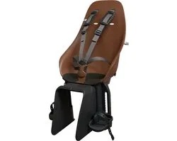 Urban Iki BIO Siège de Vélo Arrière Ta–ke MIK HD - Haniwa Marron/ Bincho Noir