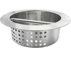 Bac à cendres en acier inoxydable Patton pour kamado 15" et 16"