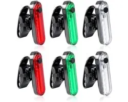 6 stuks navigatielichten voor boot, navigatielampen, boot, led-navigatielampen, 4 soorten modus, knipperlicht, pop, boot, led-verlichting voor boot, jacht, kajak