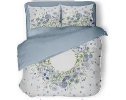 Calma Sleep - Dekbedovertrek - Poliperkal - Vochtregulerend & Ventilerend - 240x220cm - Verdana Bloom
